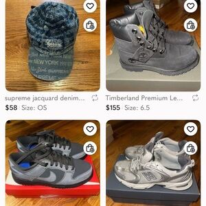 Nike Dunk Low Black and Gray Sneakers